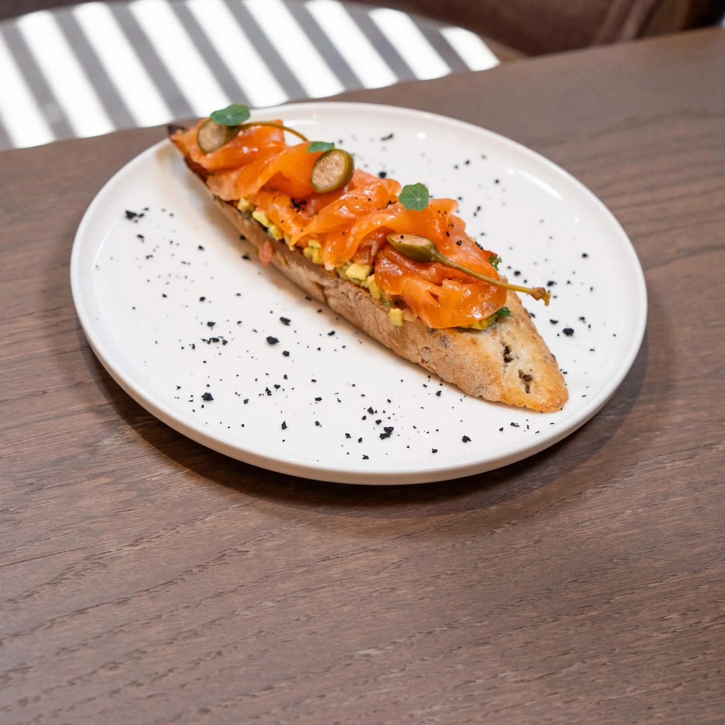 Bruschetta with Salmon