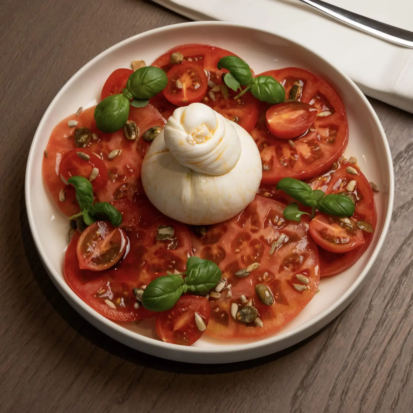 Tomato Salad with Burrata
