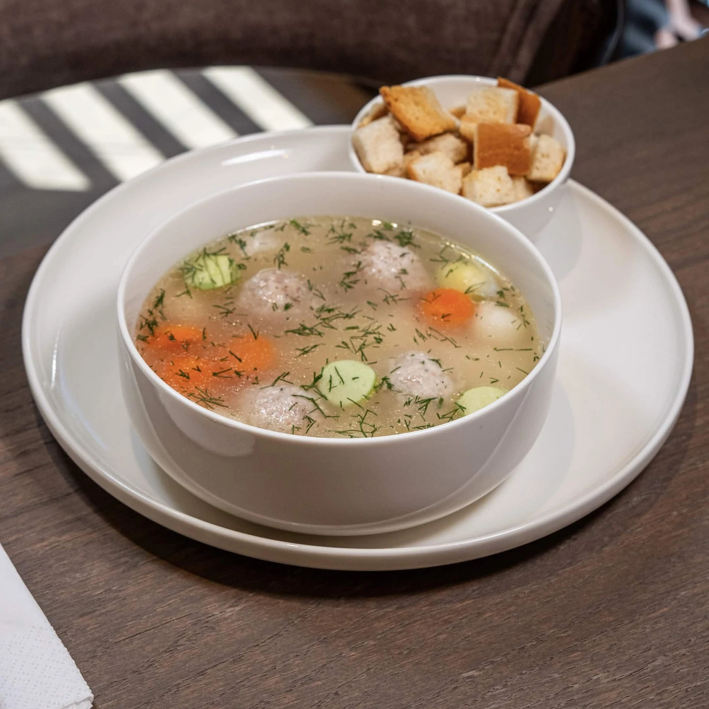 Turkey Meatball Soup